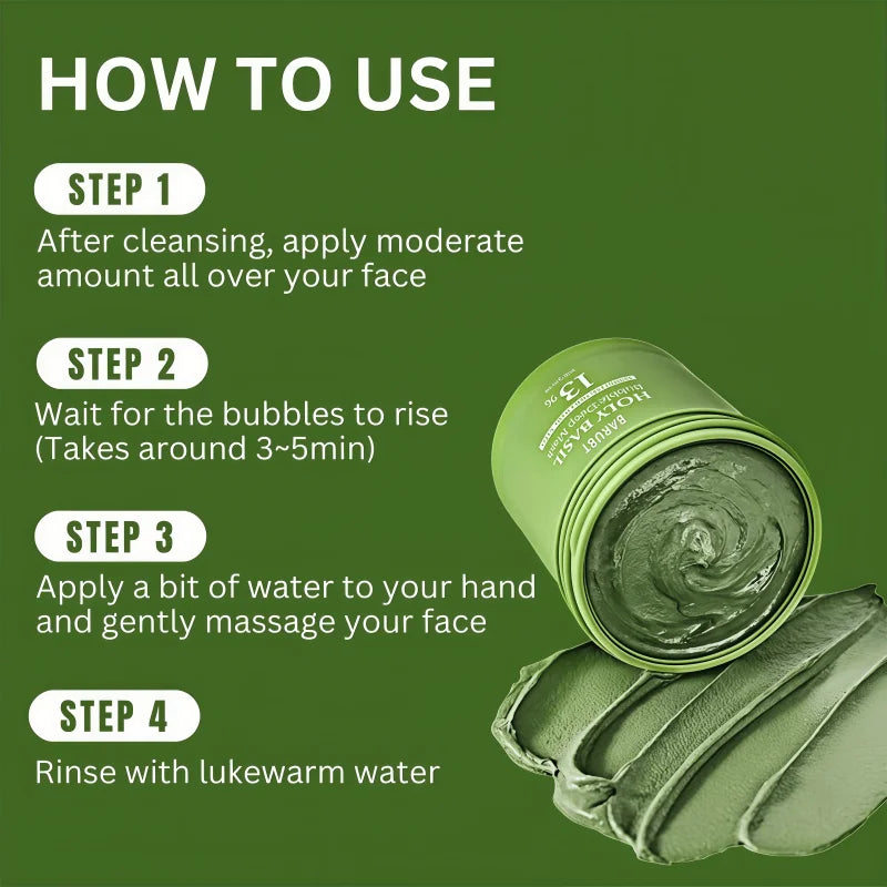 Radiant Glow Bubble Mask
